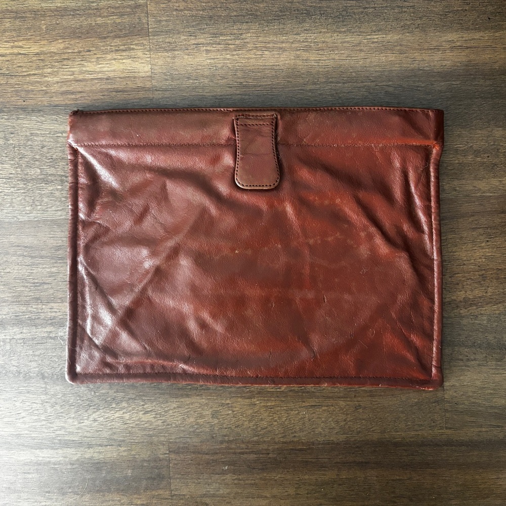 Vintage Carlos Falchi Snap Close Python Skin Clut… - image 3